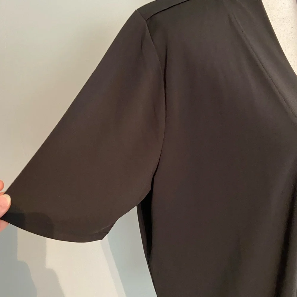 Talbots 1x open cardigan jersey knit - Picture 2 of 3